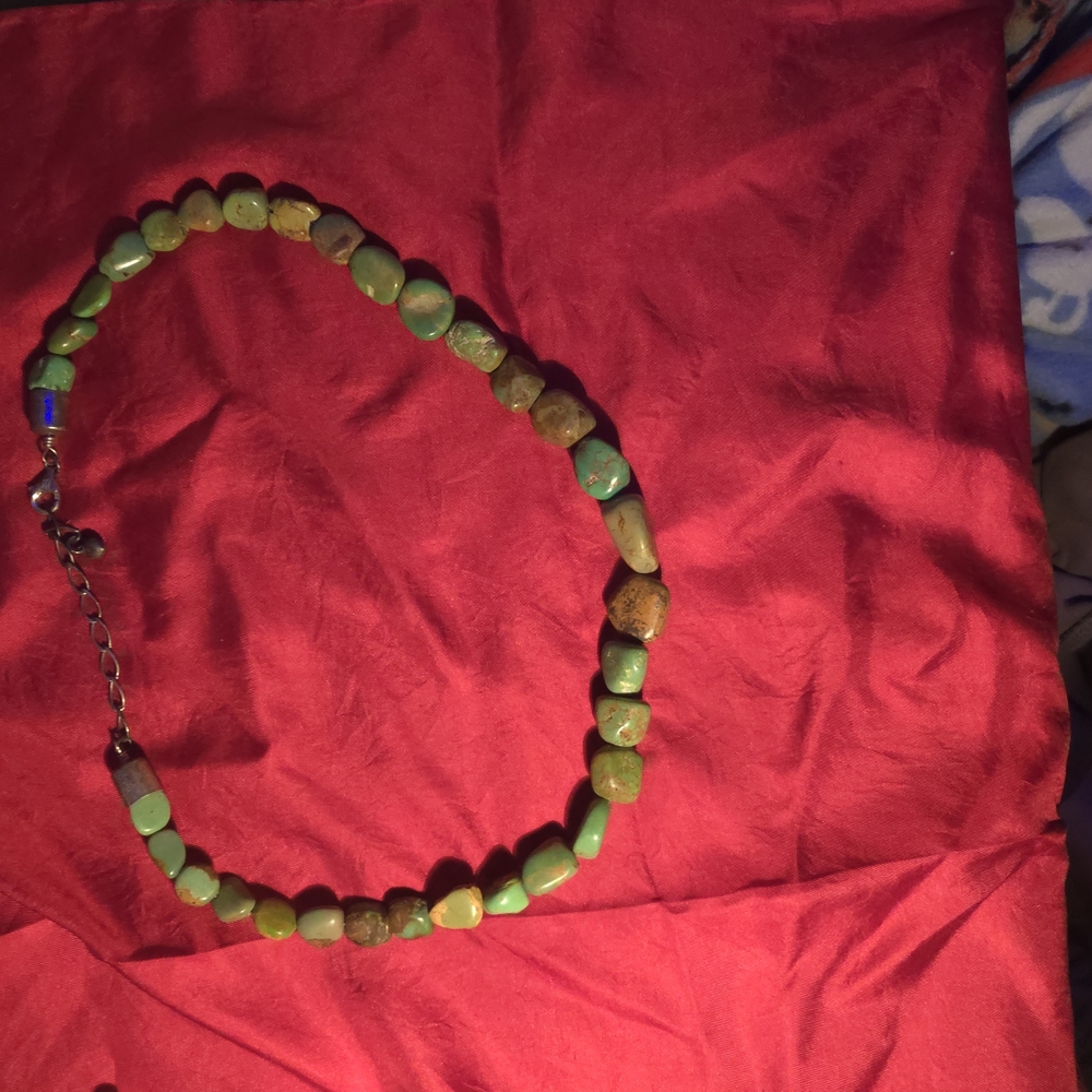 Green Beaded Necklace